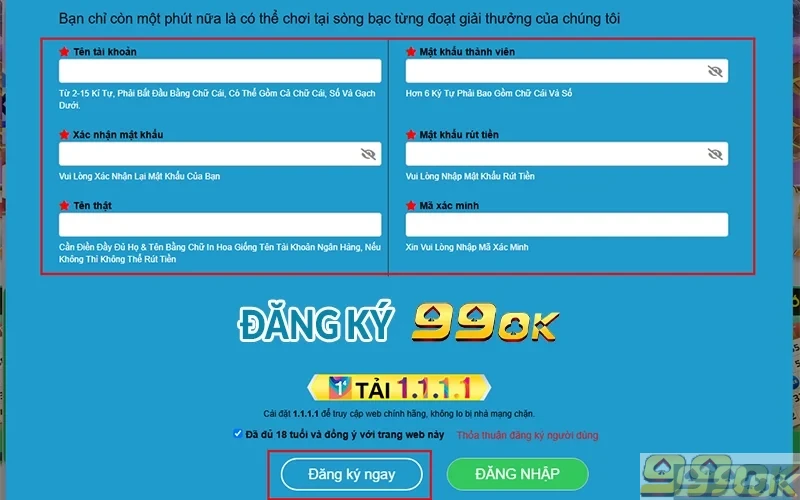 99OK - Link Truy Cập Chính Thức Đổi Thành confirmationbias.io Đăng ký 99OK